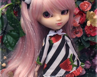 Doll Dress Strawberry Cute