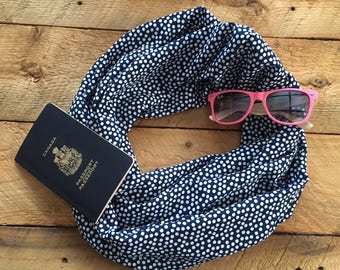 Hidden Pocket Infinity Scarf