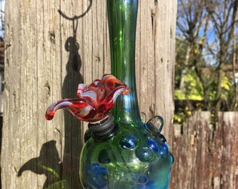 Glass Hummingbird Feeder