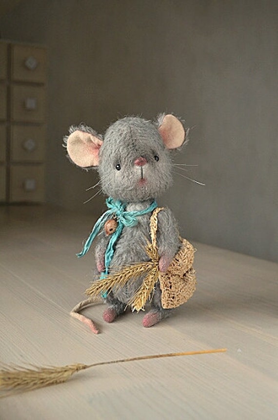 grey mouse teddy