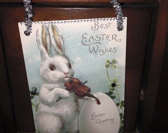 Embellished Vintage Easter Postcards