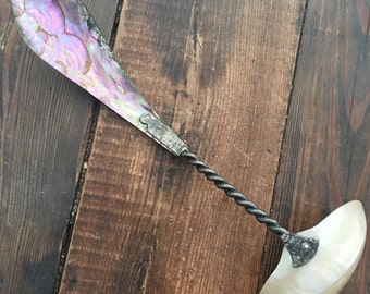 Vintage Abalone Shell Ladle