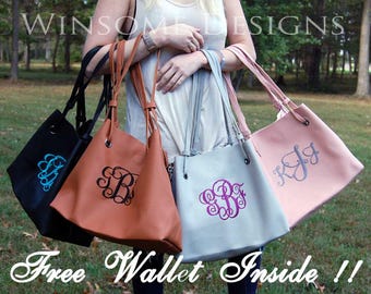 Personalized Pocketbook-Monogram Leather Hand Bag-Monogram Leather Purse-Monogram Tote-Monogram Pocket Book-Hobo Bag-Monogram Pocket Book