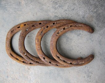 Rusty Vintage Horseshoes