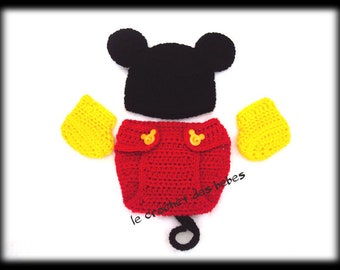 baby mickey size new born "available" set