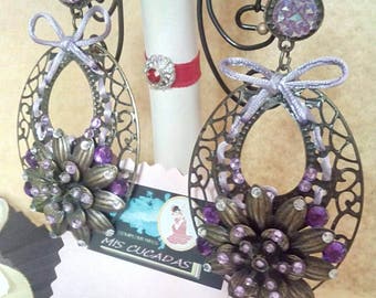 Earrings for flamenco and events