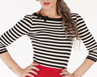 Beatnik Stripe Top