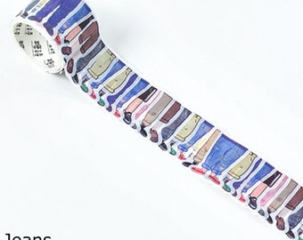Stickers-like Washi Tape-My Day series-Jeans