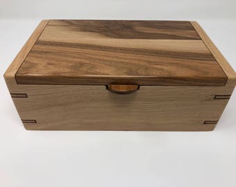 Jewelry Box, Keepsake Box, Trinket Box, Wood Jewelry Box, Wood Keepsake Box, Wood Trinket Box, Handmade Jewelry Box, Felt Lined Box