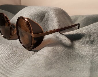 Steampunk Glasses - Brown and Bronze