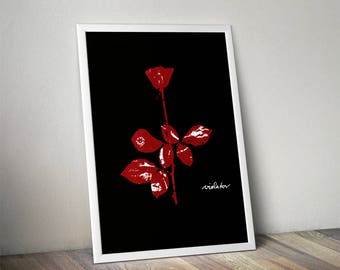 Depeche Mode Instant Download poster Violator Dave Gahan Martin Gore Electronic Music Black Celebration Enjoy The Silence Music poster