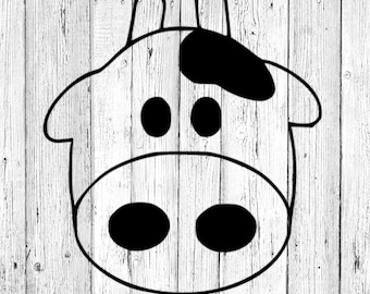 Cow Face SVG