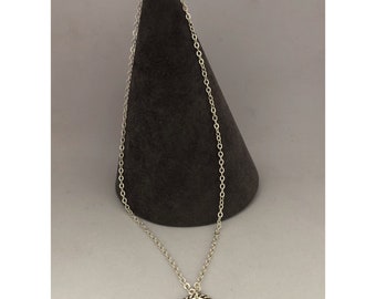 Halo initial chain necklace