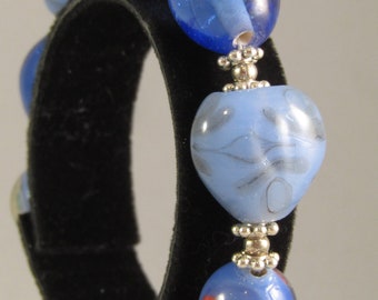 Chunky Blue Bracelet