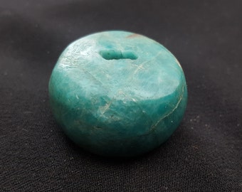 Rare grosse Perle Amazonite origine Mauritanie Afrique