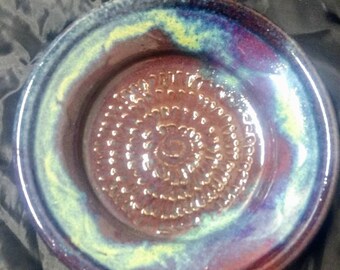 Garlic grater plate amethyst purple/red