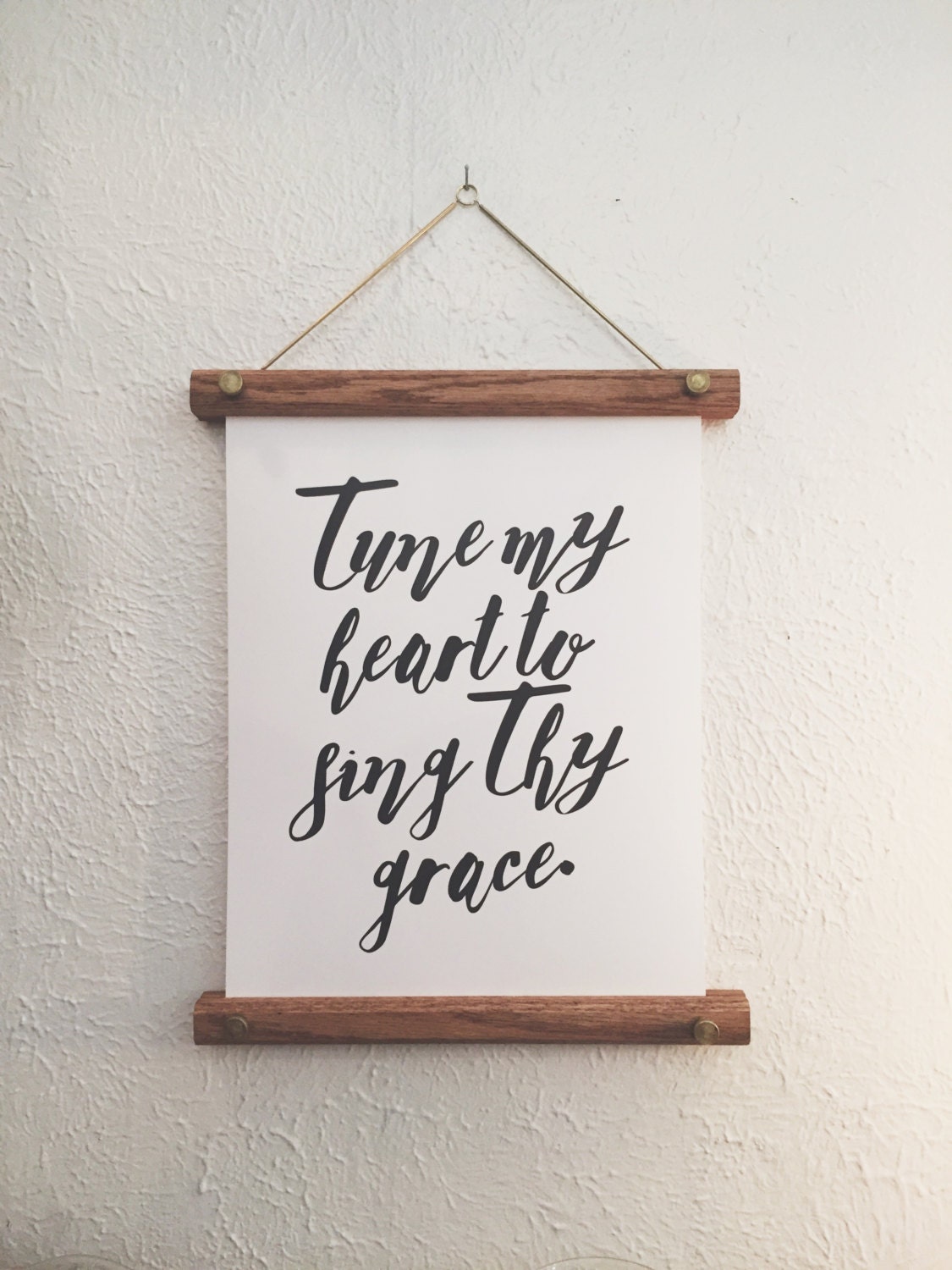 Wall Hanger Frame 12.5 Wooden hanger Art print