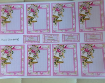 Wedding Anniversary Paper Vellum Toppers