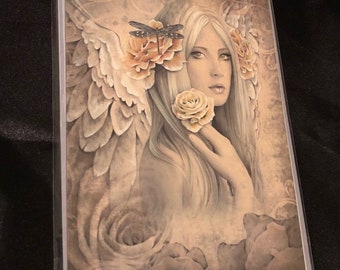 Stunning Fantasy Mystical Blank Greetings Card by Jessica Galbreth.