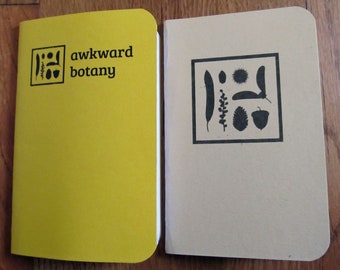 Awkward Botany Pocket Notebooks, Collection 2