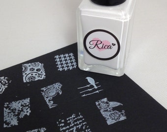 Whiteout (custom hand crafted nail polish)