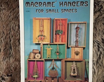 Vintage macrame hangers for small spaces book