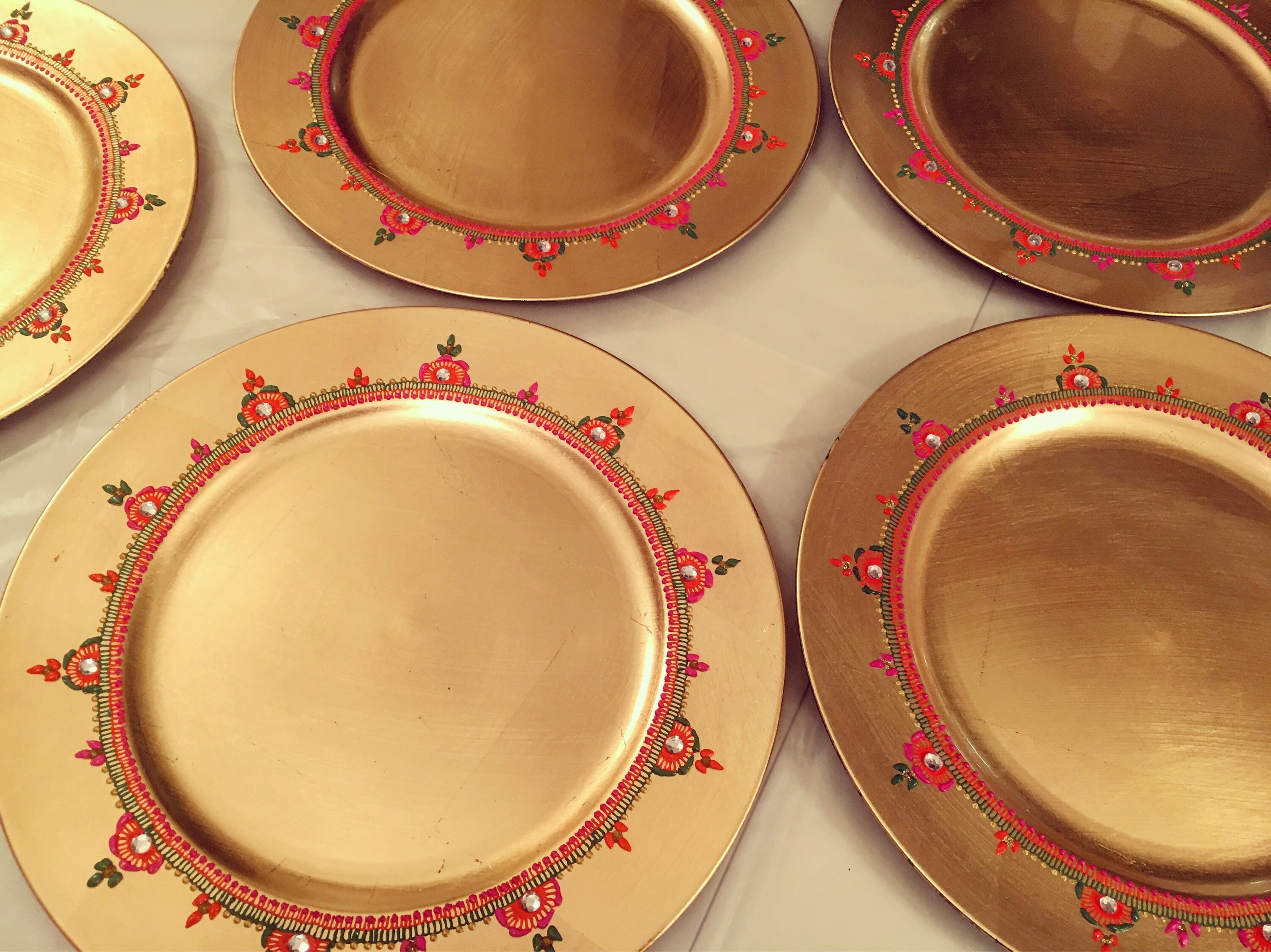 Charger Plates/ Mehndi Thaals