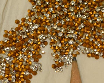 36 pcs Swarovski Chaton Cut Rhinestones PP16 SS7 Tiny Crystal Clear Pointed Back Foiled 24 pcs Crystal Clay Making Article 1100 1st Quality
