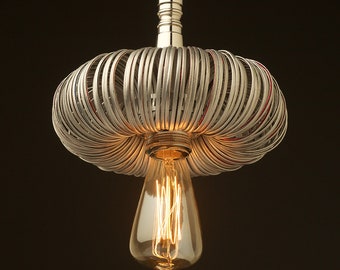 Nickel Pendant Light fitting of aluminum can top rings