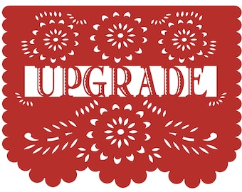 Add 2 more papel picado banners to your previously placed order in the same design and colors