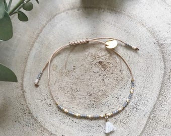 PAULINE bracelet - Tassel - silver or gold Version
