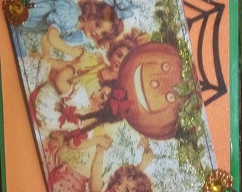 Halloween Vintage Style Card
