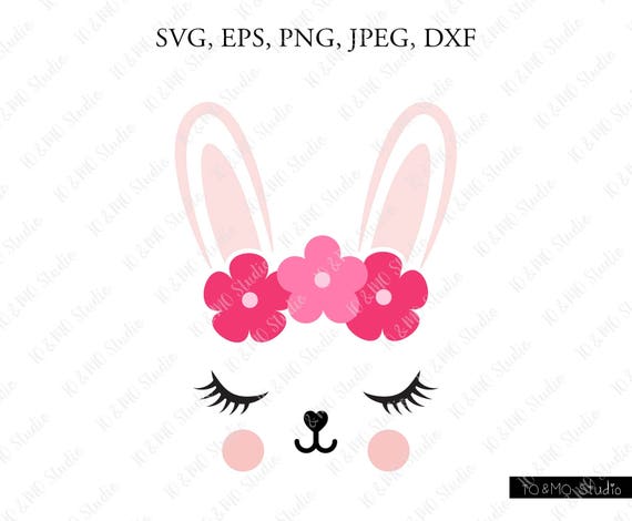 Download Bunny SVG Cute Bunny Face Svg Bunny Clip Art Bunny Face