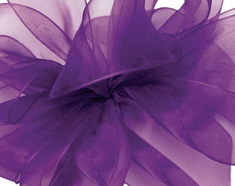 Regal Purple Sheer Ribbon (10-##-S-137)