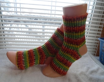 Hand knitted Yoga / Pedicure / Pilates / Dance Socks #004