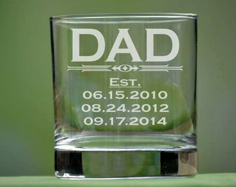 Personalized Whiskey Glass, Rocks Glass, Whiskey Glass, Double Old Fashioned, Whiskey Glasses, Whiskey Glass Personalized, Fathers Day Gift