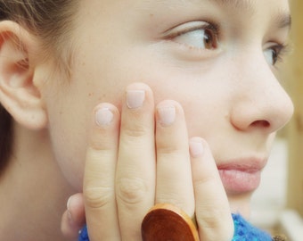 Natural wood statement Ring, eco friendly statement jewelry, eco friendly jewelry, wood jewelry, Starlight Woods
