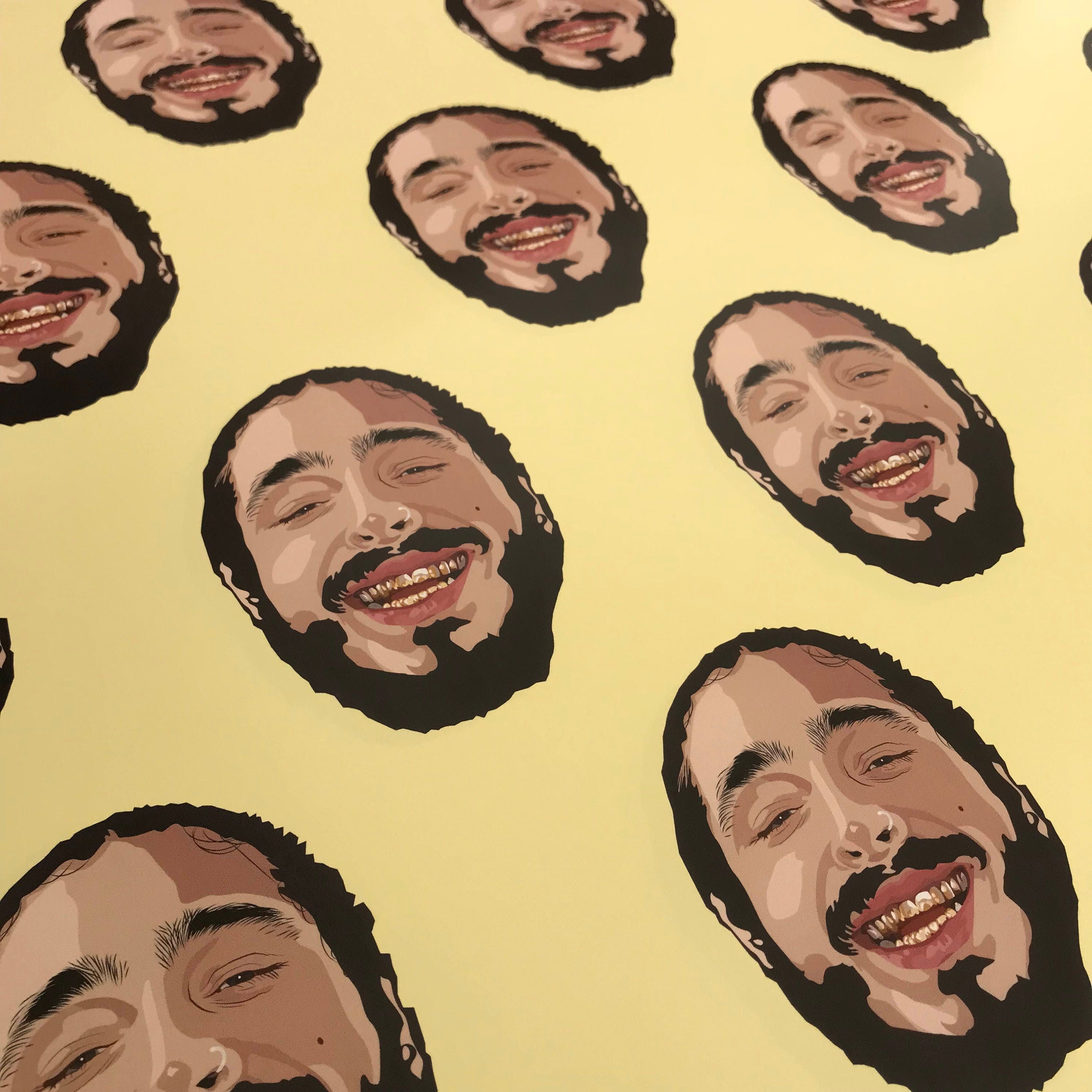 Post Malone Congratulations Graduation Wrapping Paper Gift