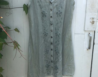90s sage dress grunge boho hippie festival