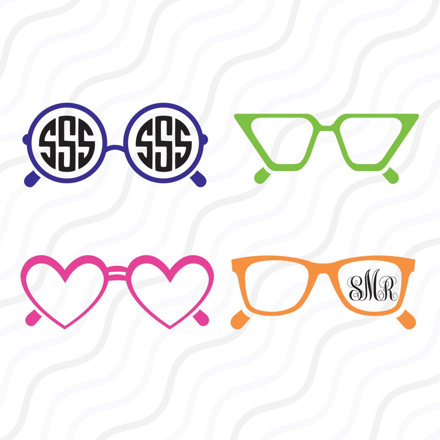 Download Sunglasses SVG Sunglasses Clipart Sunglasses Monogram SVG