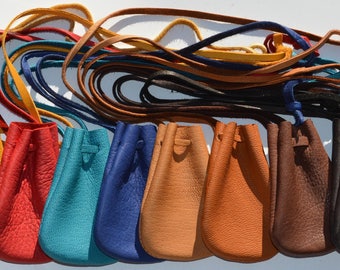 Handmade Leather Medicine Pouch