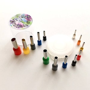 13 Cutters, 8 Circles & 5 Oval Micro Clay Cutters in Container. Polymer Clay Jewelry Small Polymer clay Dotting tools Tiny Mini texture clay