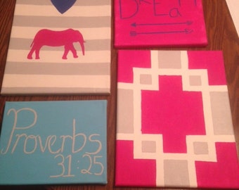 Assorted Canvas Paintings