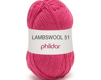 wool LAMBSWOOL color Bengal "Garance"