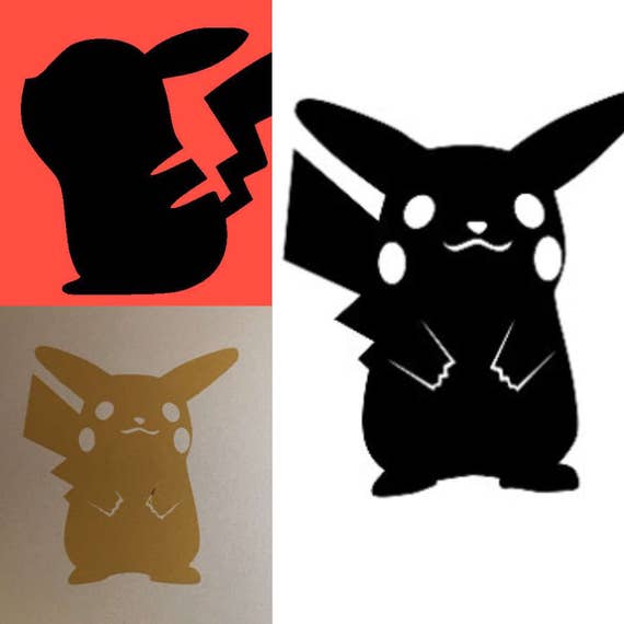 Download Pikachu SVG/PNG file cut file pokemonpikachu profile vinyl