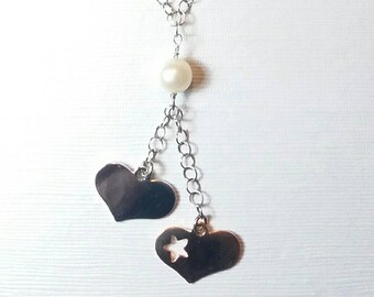 Necklace made of silver and freshwater pearls.