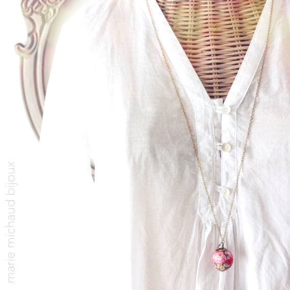 Liberty necklace,Simple necklace,Boho necklace,Simple boho necklace,Pendant necklace,Boho jewelry,Bohemian jewelry,Liberty jewelry,