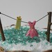 Fairy Garden Clothesline, miniature garden accessories, fairy garden accessory, fairy clothes out to dry, outdoor fairy garden supply