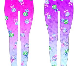 Fairy Kei Kawaii Lolipop Leggings S-4XL