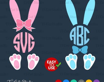 Download Bow bunny svg | Etsy